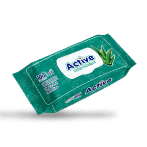 Active Wet Wipes Aloe Vera me Kapak  100pcs